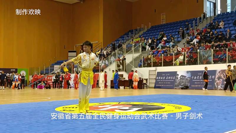 安徽省第五届全民健身运动会武术比赛男子剑术