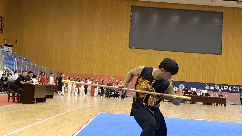 安徽省第五届全民健身运动会武术比赛男子棍术