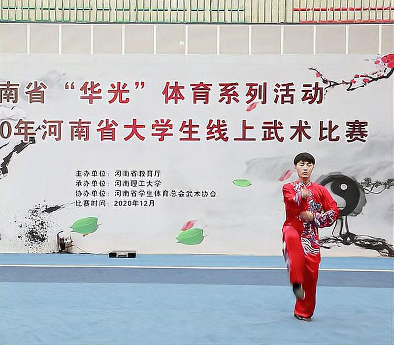 河南省大学生武术锦标赛冠军陈氏太极拳演练