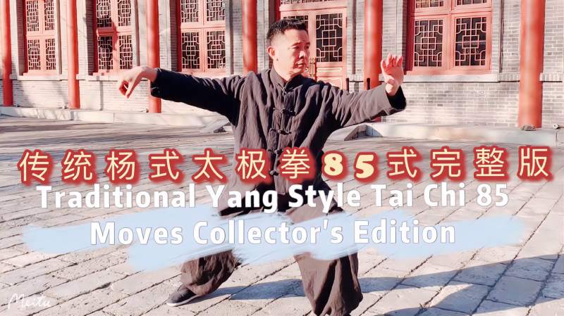 经典传统杨式太极拳85式功夫架演示黄山老师首次公开分享