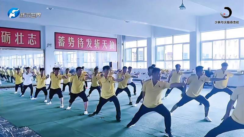 「少林武术短视频大赛」集体拳少林小龙武术学校