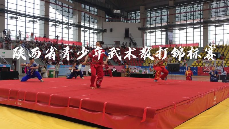 陕西省青少年武术散打锦标赛在礼泉举办