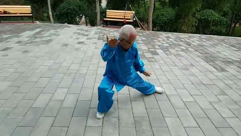 这位练武术的老人80岁了看得出来吗强身健体健康长寿