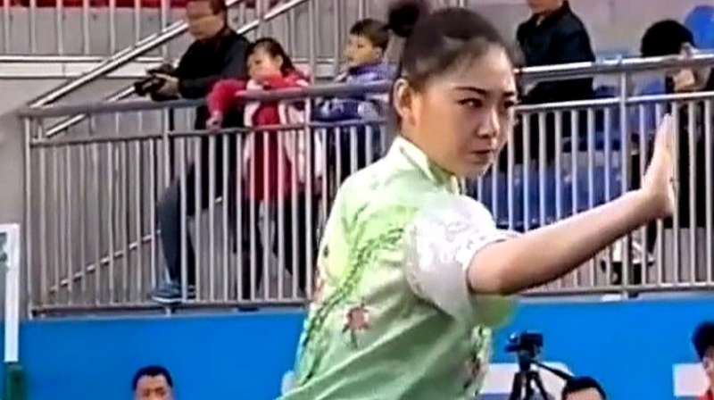 2019年全国武术套路冠军赛传统项目女子螳螂拳第一名
