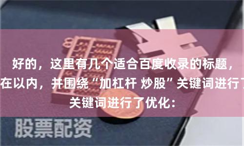 好的，这里有几个适合百度收录的标题，均控制在以内，并围绕“加杠杆 炒股”关键词进行了优化：